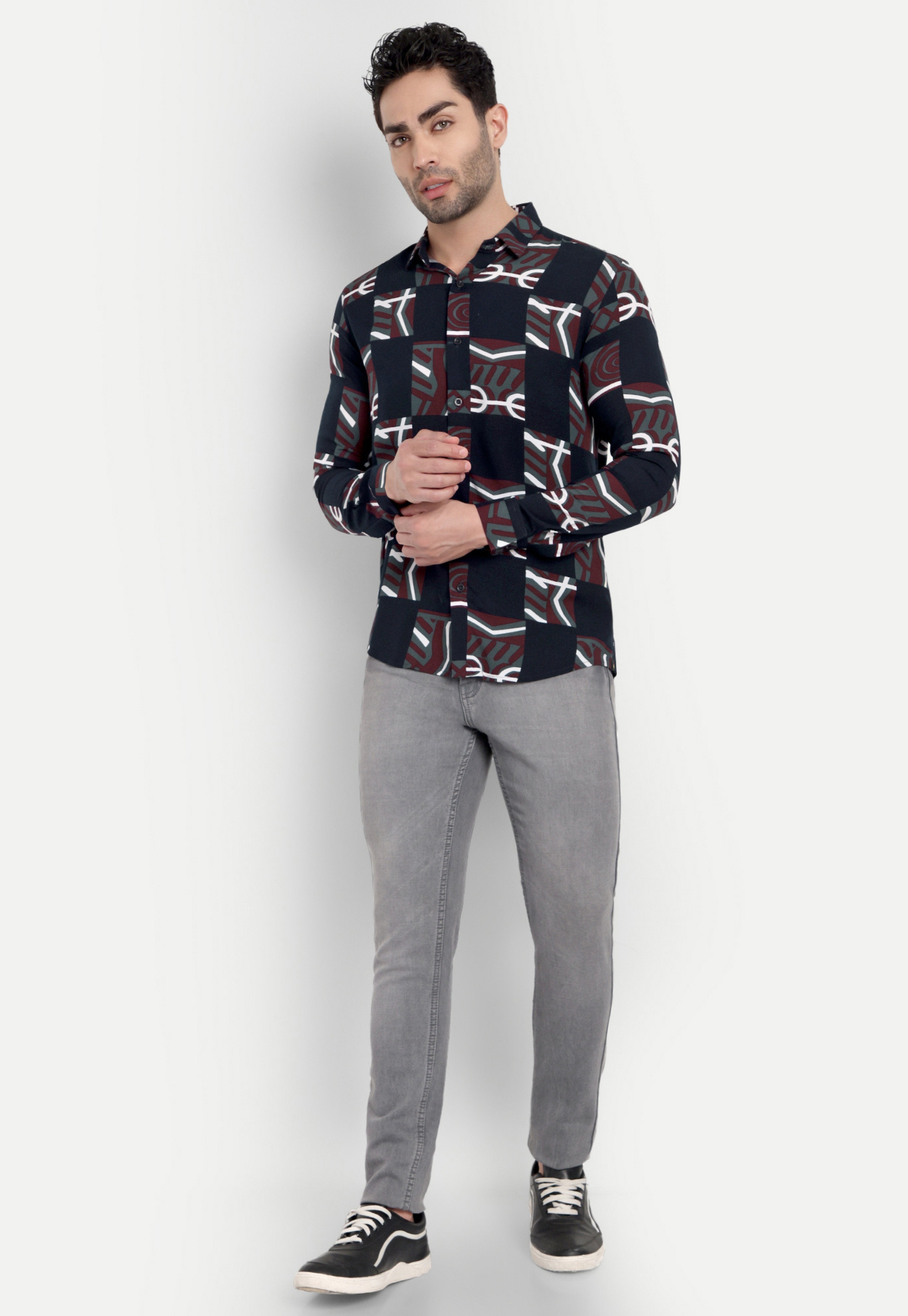 Twilight Blocks Full Sleeve Shirt